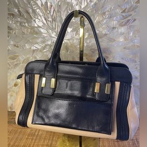 CHLOE Little Alice Tote Leather Handbag Shoulder Bag Crossbody With Strap